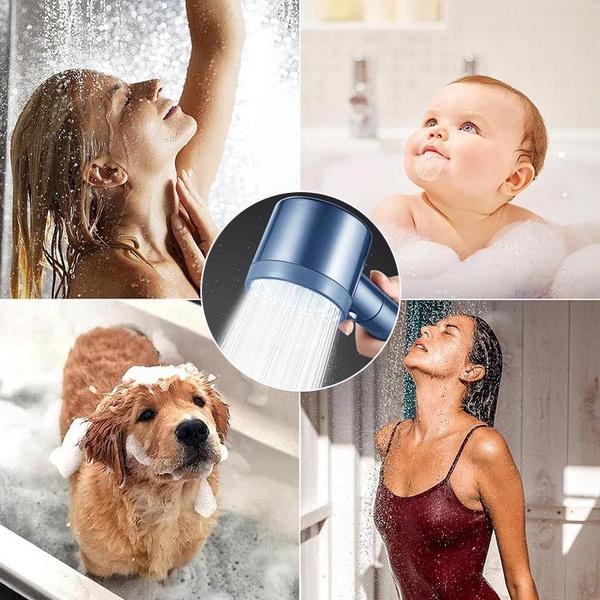 1pc High Pressure Shower Head, Bathroom Powerful Showerhead, 5 Modes Adjustable Shower Nozzle - Multi-Setting Water Flow, Bathroom Accessories