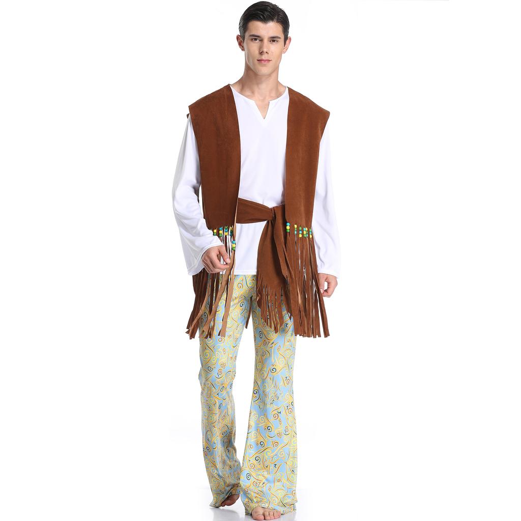 New disco for Halloween, medieval Indian party costume, stage costume