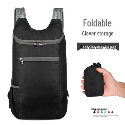 Leichter faltbarer Rucksack mit individuellem Logo - Perfekt für Reisen, Werbung oder die Schule