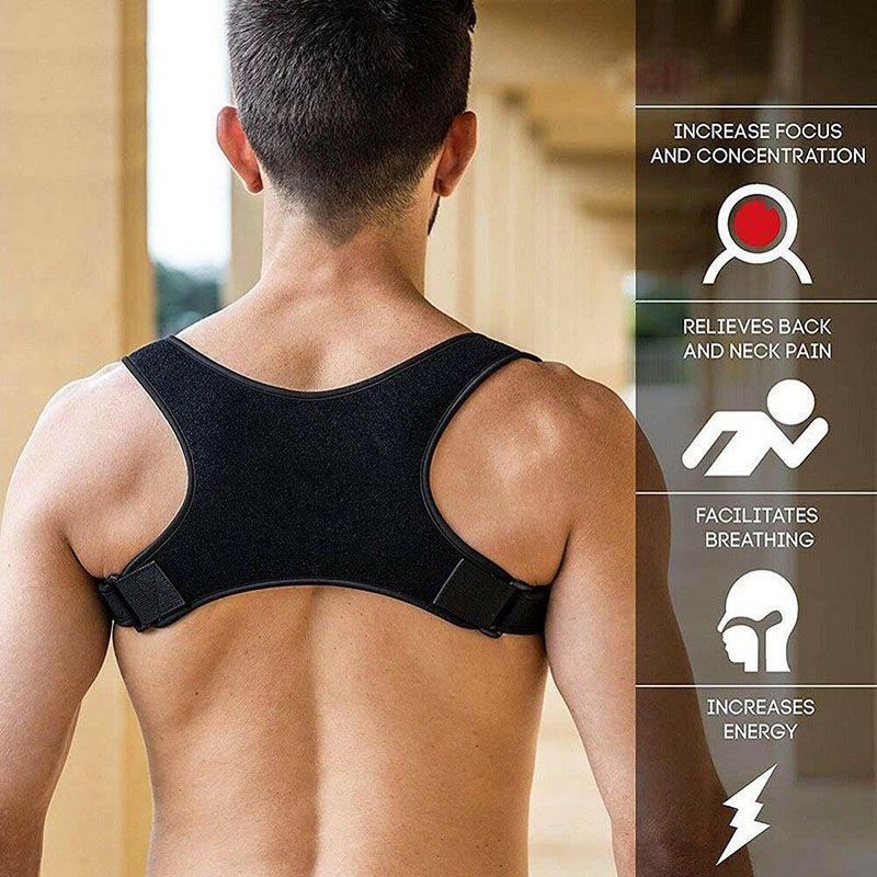 

Premium Quality Back Posture Corrector Shoulder Support Brace Belt Therapy