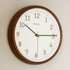 Silent Wall Clock Wooden Hanging Clocks Living Room Modern Luxury Quartz Watch Bedroom Creative Mechanical Watches Decorations