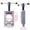 Road Bike Front Fork Sawing Guide Bicycles Handlebar Cutting Sawing Guide Adjustable Cut Sawing Guide for Mountain Road Bikes