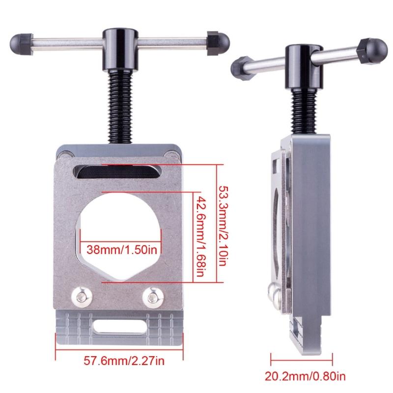 Road Bike Front Fork Sawing Guide Bicycles Handlebar Cutting Sawing Guide Adjustable Cut Sawing Guide for Mountain Road Bikes