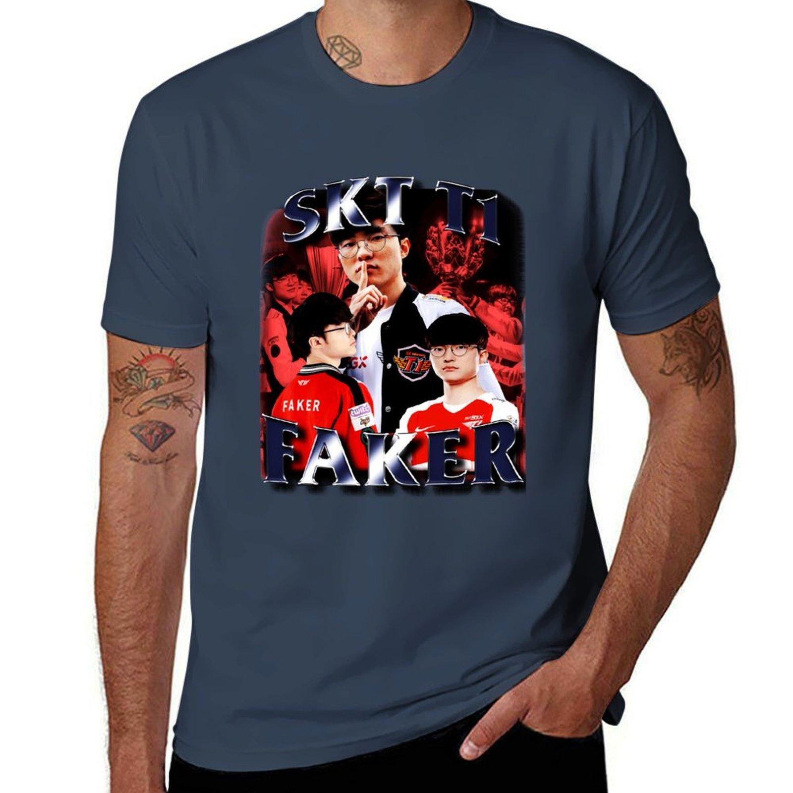 SKT T1 For Fans TShirt Odor Resistant Short Sleeve Top S