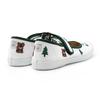 Victoria Shoes [Victoria Shoes X Dainotang] Mercedes Lavada Cotton Strap Sneakers (1168923-Verde)