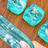 Malt Sugar Squishy Toy: Clear Ocean Cube Nice Cube, Super Soft Slow Rising Dough, Silent Sensory Fidget For Anxiety Relief, 1Pcs