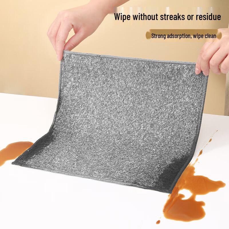Xinkai Thickened Bamboo Charcoal Fiber Dishcloths