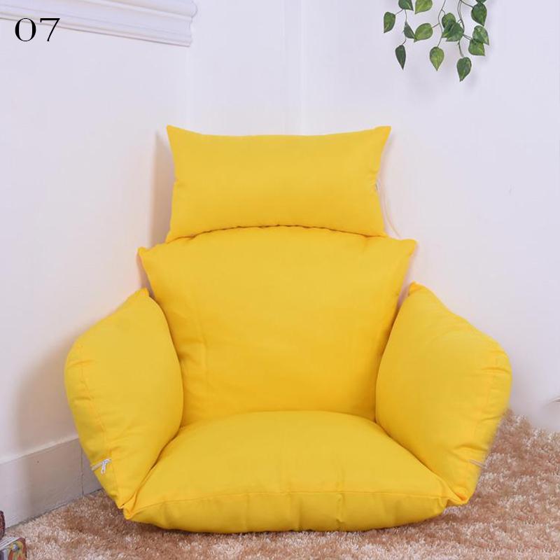 Hanging Swing Egg Chair Cushion Cover Patio Large Round Papasan Chair Pad Cover Empty (No Filling) Garden Lounger Cushion Cover