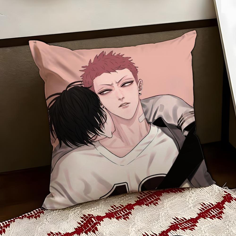 BL 19 Days CComics Cushion Cover Reversible Soft Durable Pillow Cover Home Car MultiScene Use for Daily Comfort