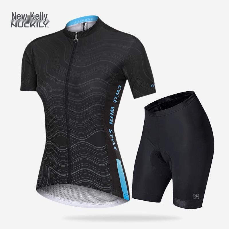 

Nuckily Women s Reflective Short Sleeve Cycling Jersey M - Medium