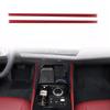 Red Carbon fiber Dashboard Center Console Trim Cover For BMW 5 Series G60 i5 24+