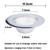 Kitchen Sink Garbage Filter Mesh Anti-block Sink Hair Food Catcher Reusable Stainless Steel Sink Drain Filter Net Easy Clean