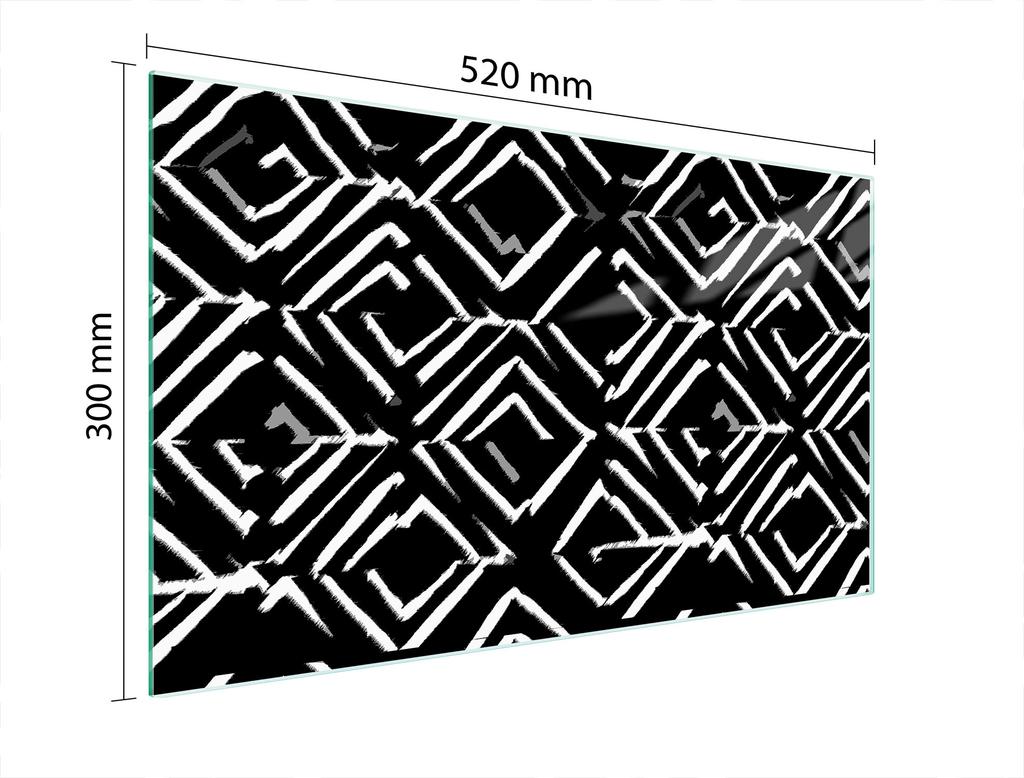 SZKLANA DESKA DO KROJENIA 52x30 WZÓR