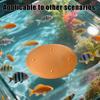 Copper Birds Bath Purification Disk 0.6mm 99.99% Pure Copper Cleaning Disk for Outdoor Birdbath Bowl Garden Fountain