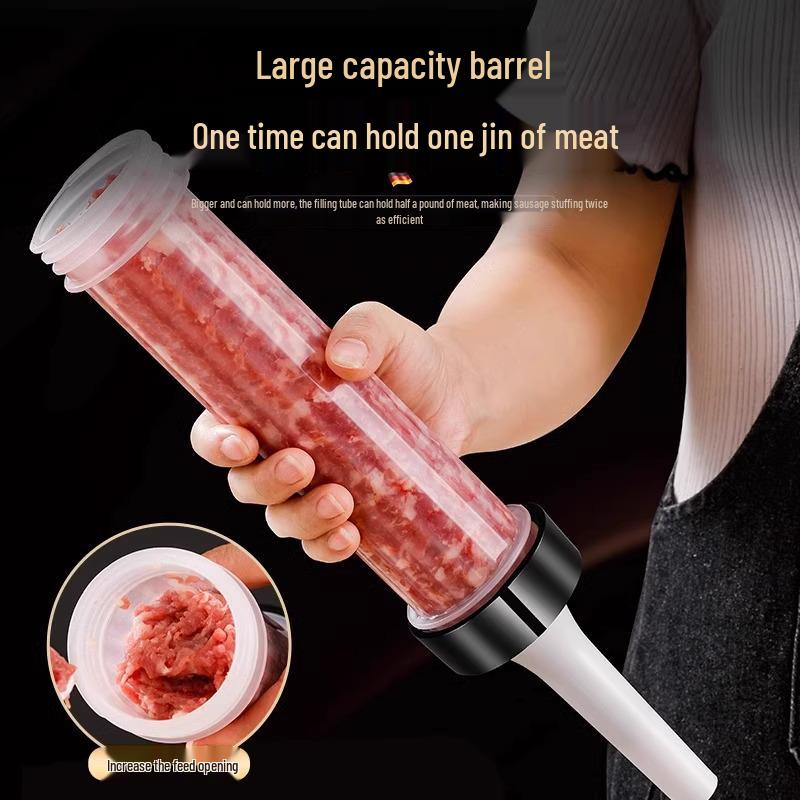 Large Manual Sausage Stuffer & Enema Tool for Homemade Sausages