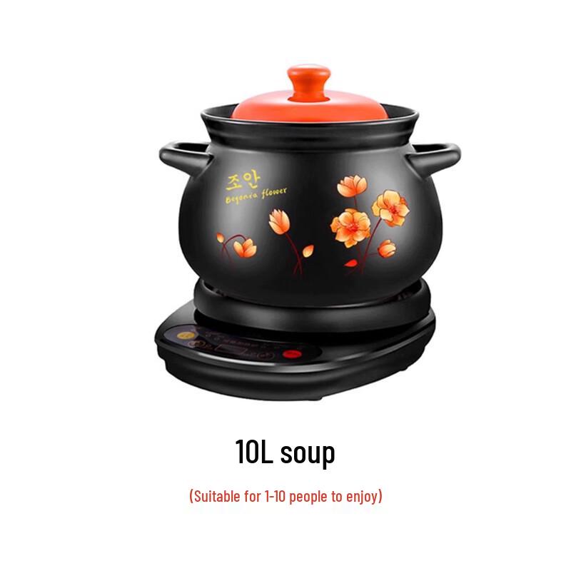 Электрическая керамическая кастрюля-тушилка RuHan 10 л