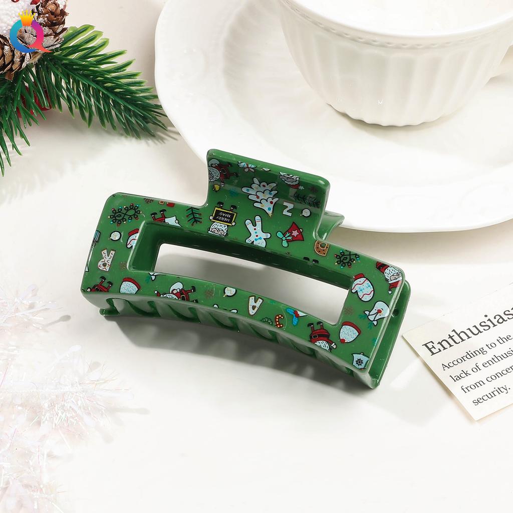 Weihnachts Haarnadel Dame Niedlich Süßer Druck Haarnadel Greifklemme Haarklammer Haaraccessoires