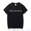 Camiseta de Marca de Moda para Hombre Manga Corta Camisetas de la Serie de TV Friends Lisas Regalo Hipster Camiseta para Adultos Camisetas