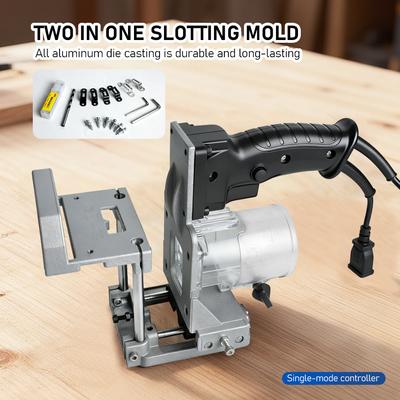Mini Grooving Machine Rack Adjustable Electric Drill Conversion Bracket DIY Projects Precise Drilling Slotting Mold