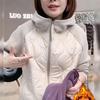 2025 A/W Versatile Color Block Sherpa Hoodie: Windproof, Warm, Plus Velvet Padded Jacket