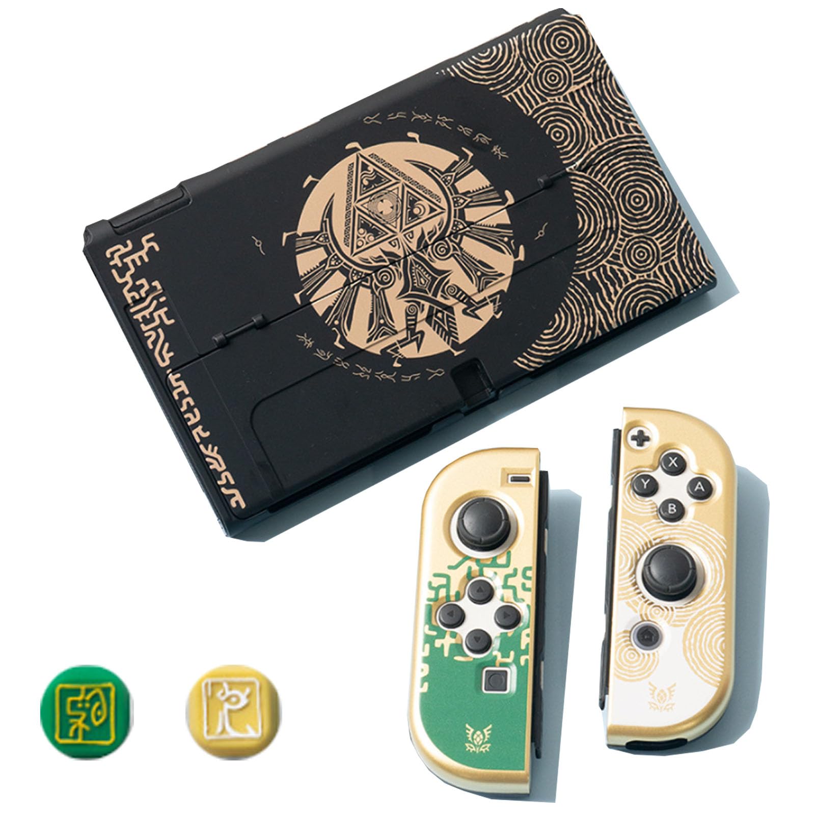 

with OLED YaPanda Switch Nintendo Switch OLED Switch Analog Stick Separate Full Protection Scratch Shock Easy to Put On and Take Fingerprint Same