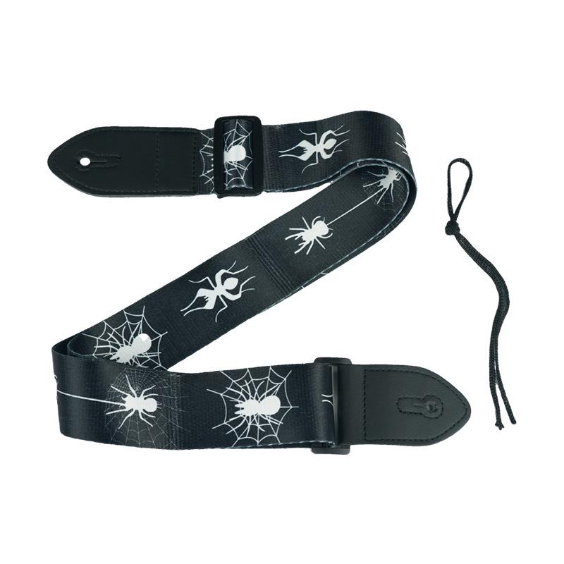 Thickened & Widened Printed Strap for Acoustic Guitar, Electric Guitar, & Ukulele - Multiple Styles Available