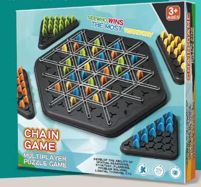 Triangle Chess Splendor Duel Strategy Board Game  Fun Family Logic Chess for Kids & Adults - Entertainment Game Track Table Toys