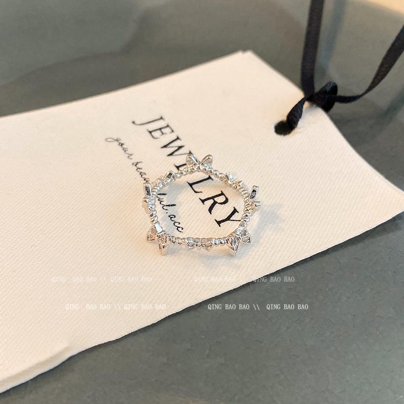 Korean-Style Niche Design Women's Adjustable Index Finger Ring: Chic, Versatile, and High-End for a Cold, Distinctive Look