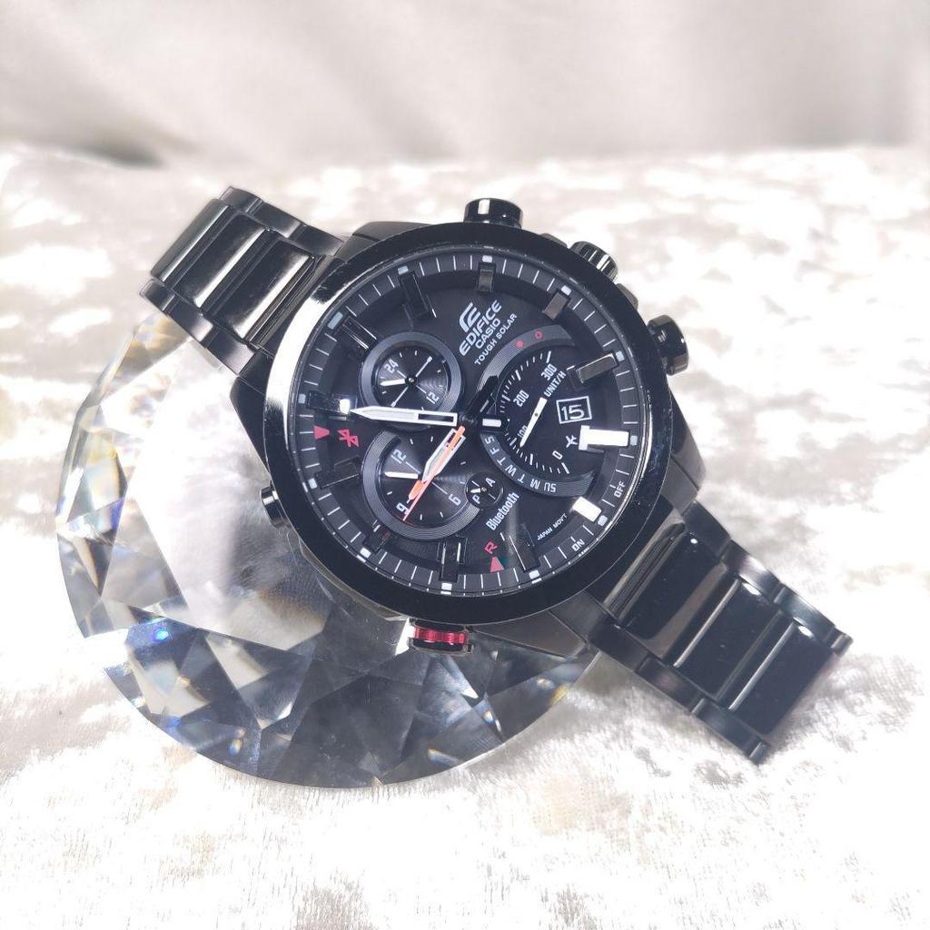 Used New Battery Rock Sports Casio Edifice with Box + Extra Piece