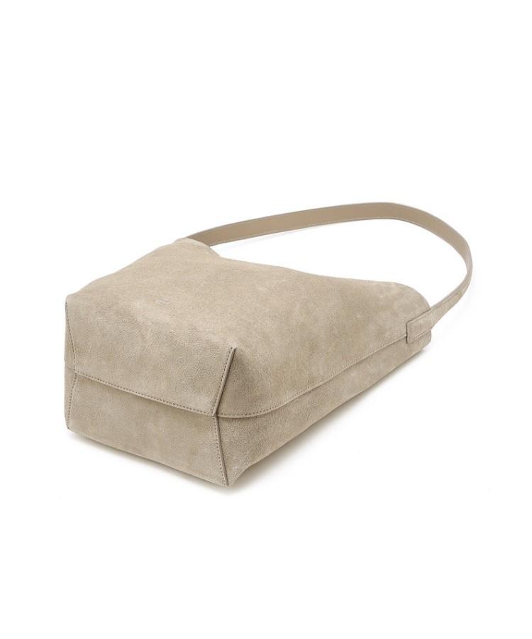 Athe Vanessabruno [Panier] Beige Suede Panier Bucket Bag L Aaba5F202I3