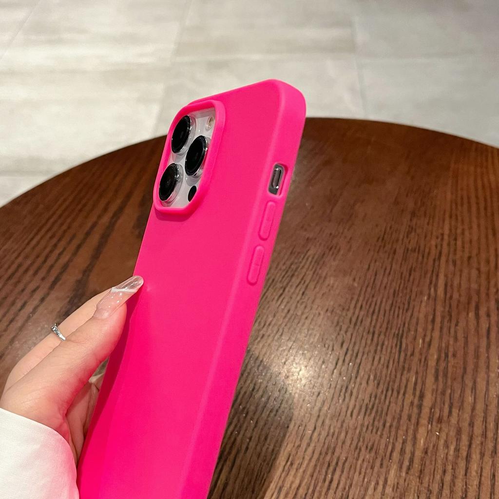 Simple and High End Frosted Large Hole Apple 16 Mobile Phone Case Iphone15promax Protective Case 14pro13 12XR