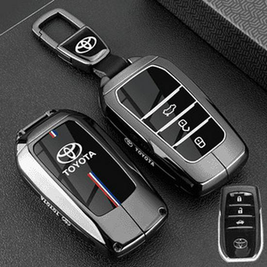 Metall-Schlüsselhülle für Toyota Prado Modelle 2024, 2015, 2016, 2018 und 2019