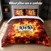 Set Biancheria da Letto con Design Calcio VfB Stuttgart 1 Copripiumino + 2 Federe Morbido Traspirante Biancheria da Letto per la Casa