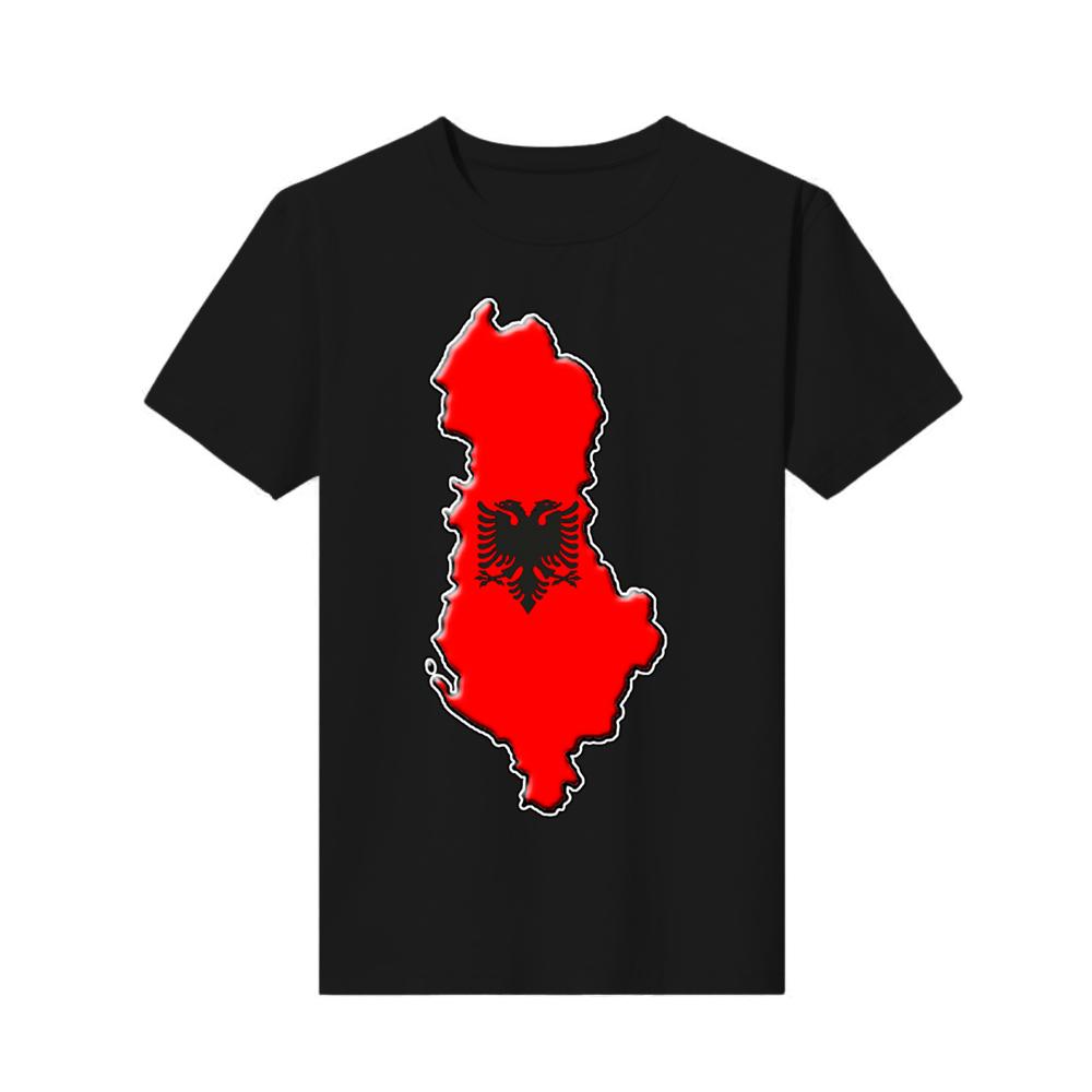 

albania flag map mens sport Sale Free Shipping men s t-shirts fashion t-shirts for men XS чорний