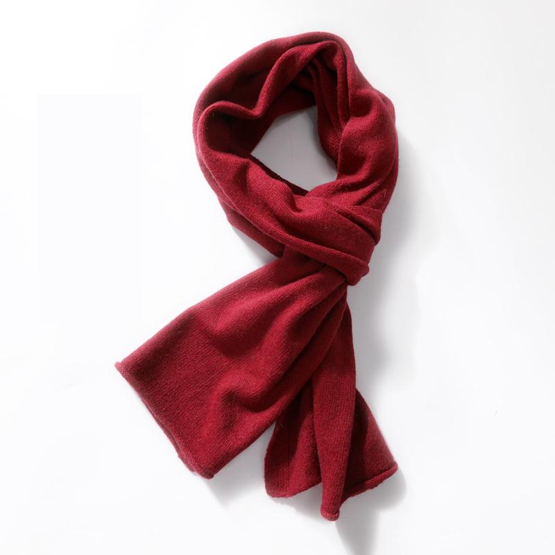 

Unisex35%Cashmere+65%Wool Knitted Scarf For Women Winter Solid Warm Soft Pashmina Bandana Shawls Long Minimalist Wrap Hijabs Men One Size