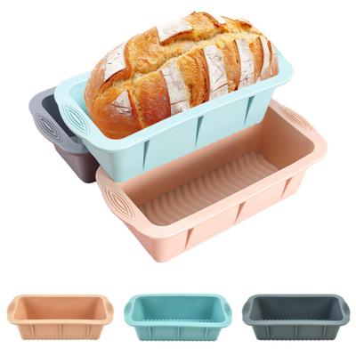 Silikon Brot Laib Pan Nicht-Stick Backform Einfach Release Rechteckigen Ofen