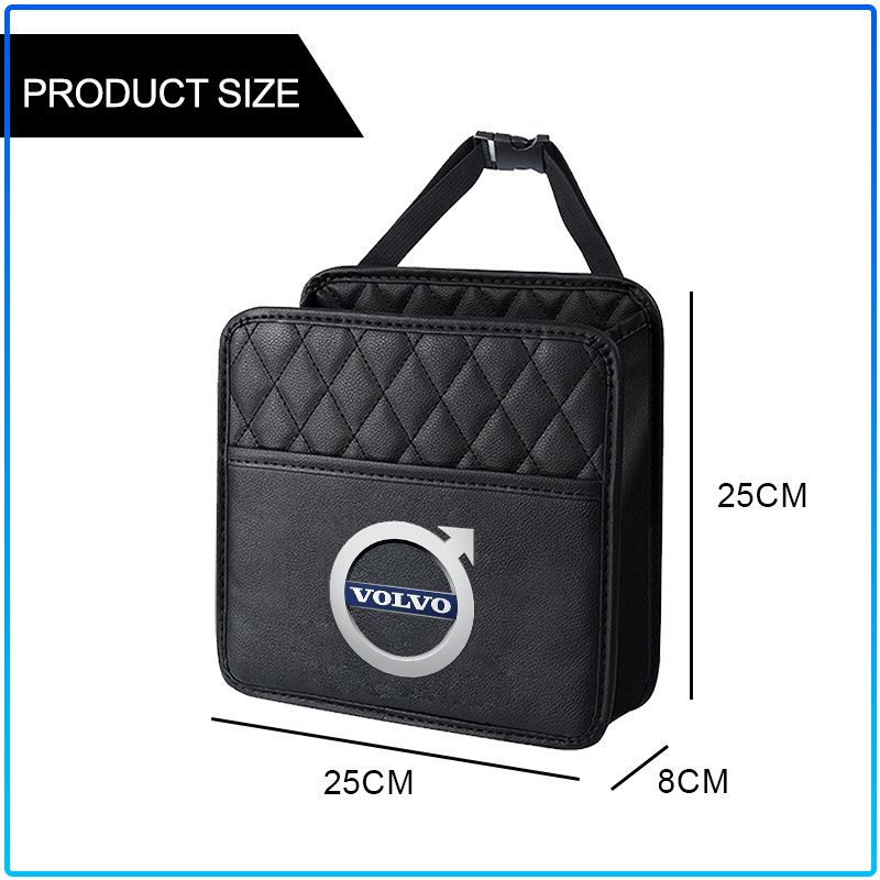 Car Seat Back tissue Box Auto Sunshade Armrest Box Paper Bag For Volvo XC90 XC60 XC70 XC40 V90 V60 V40 C70 C30 S80