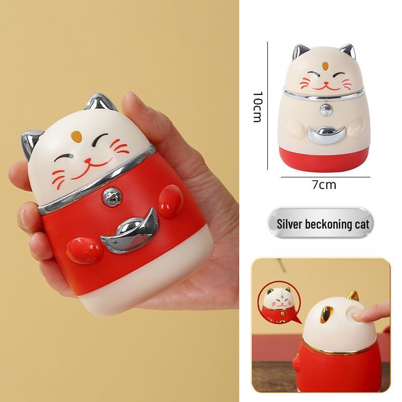 

Автоматическая подставка для зубочисток Кот удачи - Мультяшный стиль