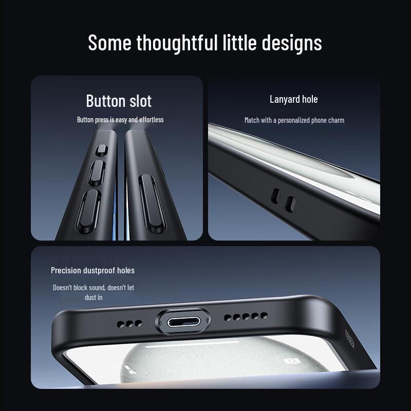 Ugreen MagSafe Compatible Frosted Phone Case for iPhone 15