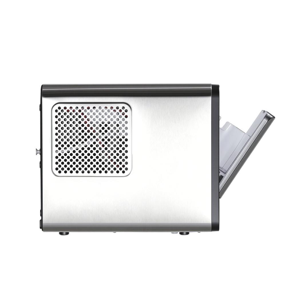 Countertop Ice Maker, 15 Kg Per Day, Self-Cleaning Portable Machine with Scoop, Drawer-Style Ice Access, Nugget Ice-Making Machine with Chewable Ices