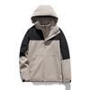 New Outdoor Hiking Trip Outdoor Clothing 3-in-1 Hardshell Jacket Men's Coat Single-layer Jacket Men's and Women's