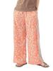 B:MING LIFE STORE by BEAMS Women's Printed Line Pants (Sizes S-M) Orange Medium