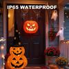 Halloween LED Pumpkin Lights Bedside Decor Pumpkin Light With Black Top Hat Thanksgiving Fall Decorations LED Lamp With 8 Modes
