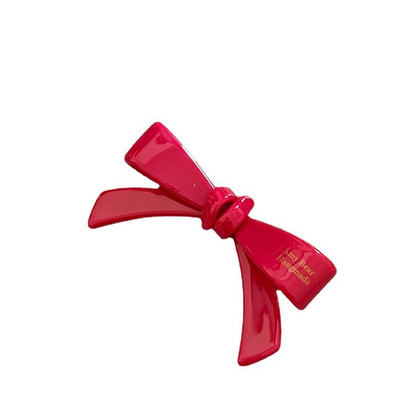 Cute Candy Color Bow Hair Clip - Sweet Style Bangs Accessory