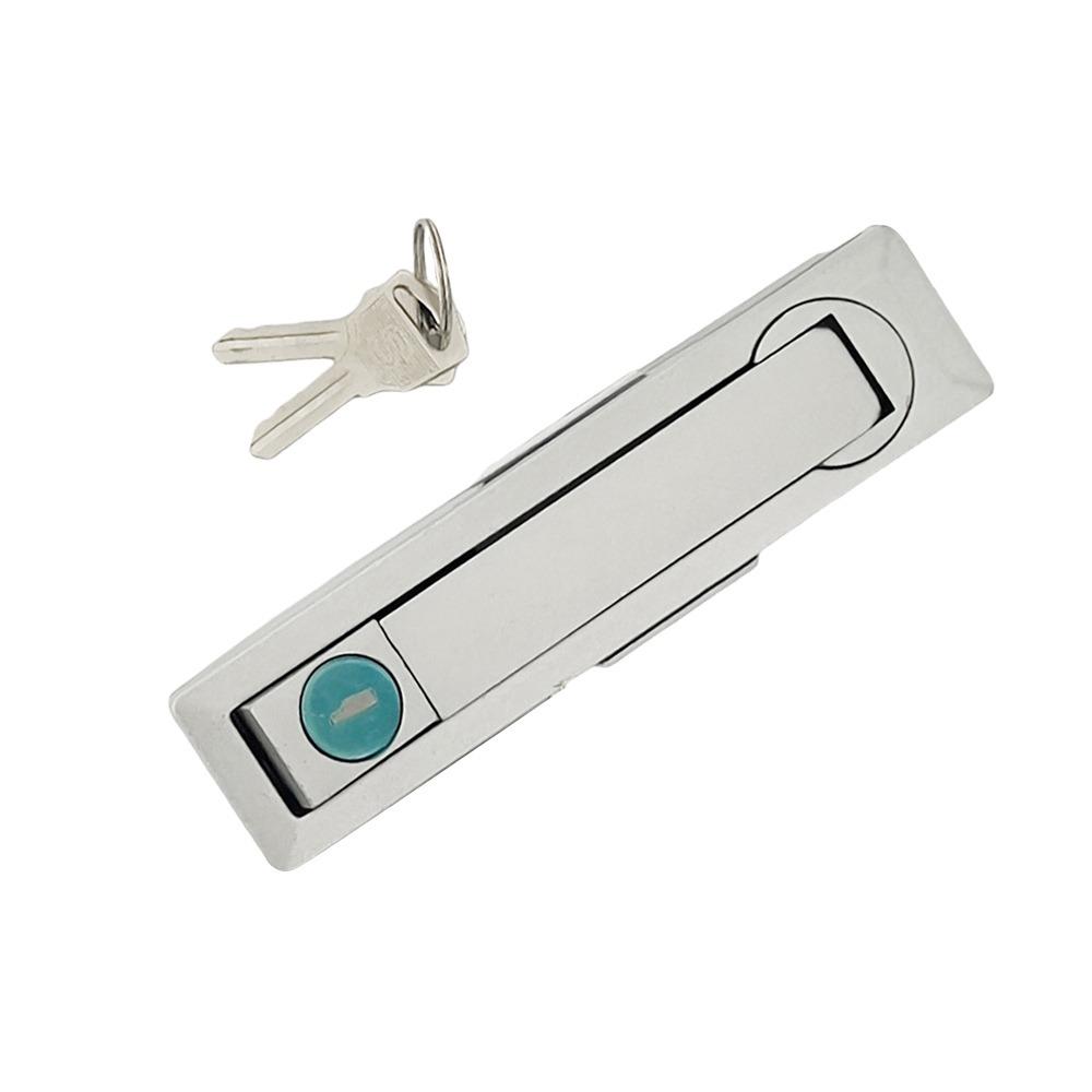 Professional Aluminum Alloy Link Locks Chrome Finish Universal Gate Lock Multi-purpose Cabinet Door Lock Electrical Cabinet