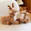 Plush Cervus Nippon Toy Room Decoration Ornament Children Perfect Gifts Brown
