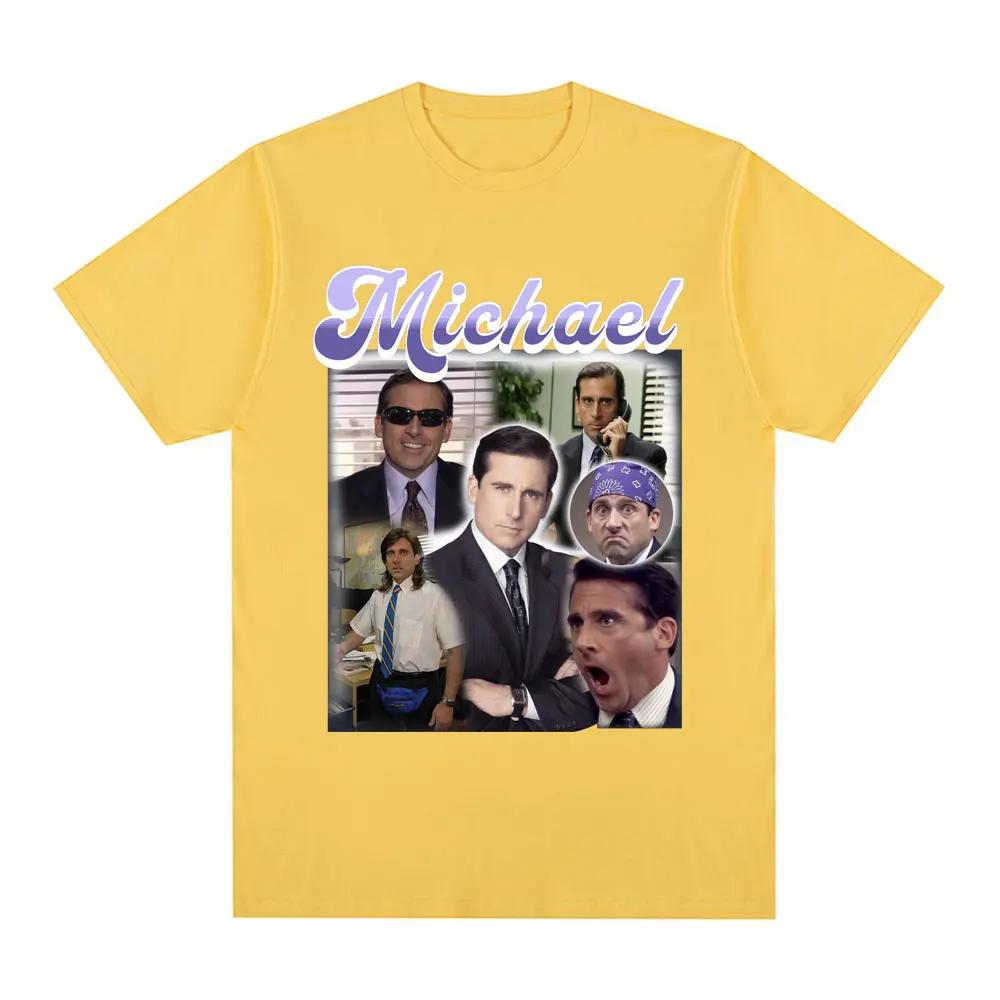 

Michael Scott Prison Mike Salutes Office TshirtTV Drama Dwight Schrute Jim Halpert Short Sleeve Oversized Tshirt 4XL
