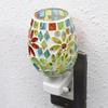 Fourcart Cute Handmade Glass Craft [Mosaic Foot Lamp] Flower Yellow X Set of 6
