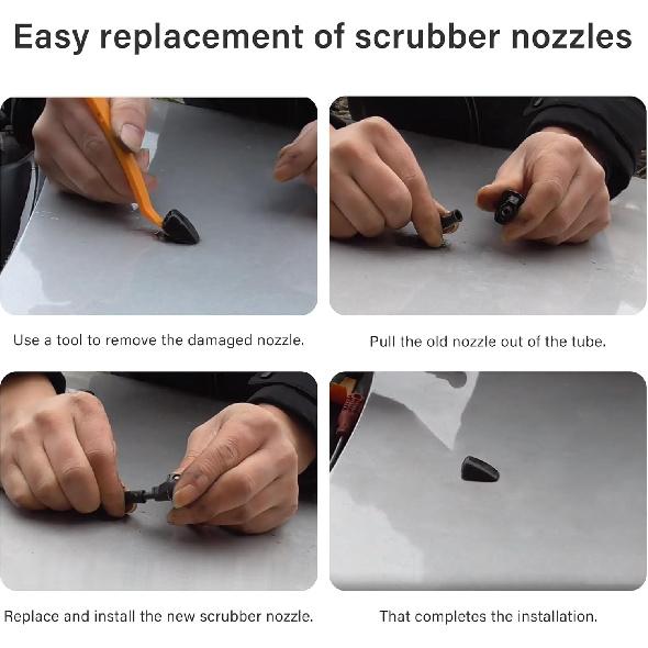 2PCS Front Windshield Washer Nozzle Compatible with Toyota 4Runner Corolla Camry Lexus Scion,Car Windshield Sprayer Nozzle Car Accessories