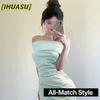 Women's Fashion Summer Spring Solid Color Print Short Sleeve Casual Dresses
